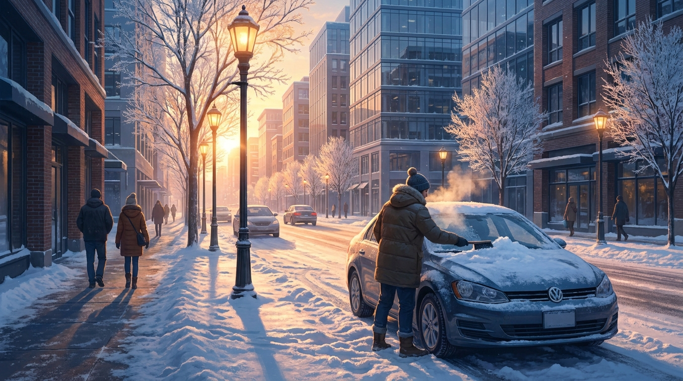 mandat za nieodśnieżone auto